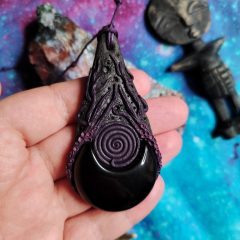 Obszidián köves nyaklánc - KrioMons